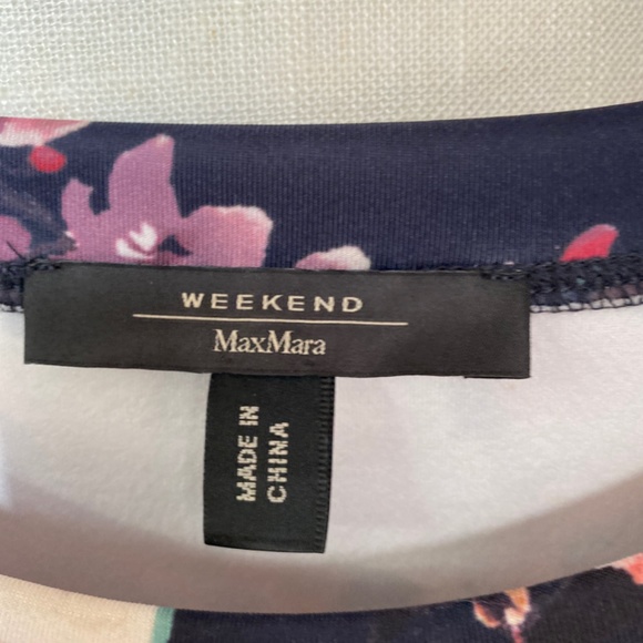 MaxMara Weekend Floral Jersey M EUC - Picture 5 of 6